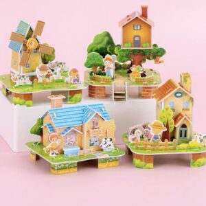 DIY 3D Puzzle House for Kids – Creative Educational